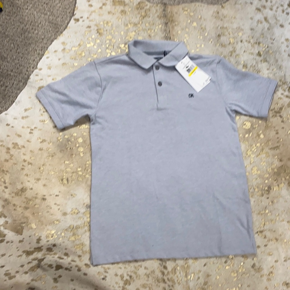 Calvin Klein Jeans Short Sleeve collared Polo Shirt 10/12